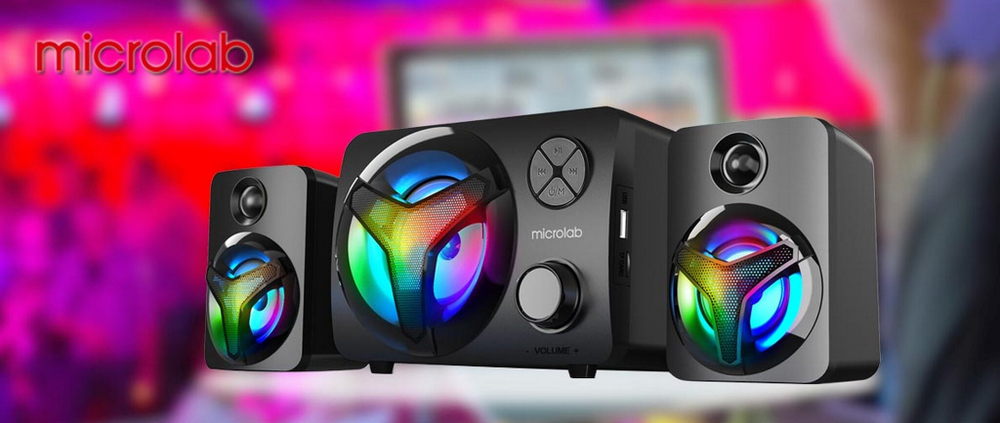 Акустическая система 2.1 Microlab U210 BT/USB/FM/Color