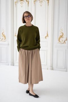 Джемпер Л.Т., 100% шерсть ягнёнка, цвет ламинария.