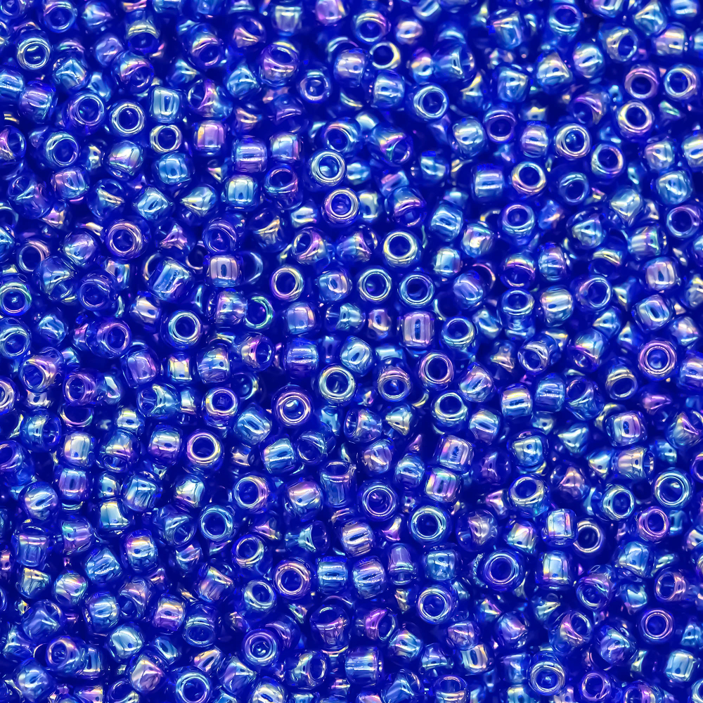 Японский бисер TOHO Round 11/0 (№87), прозрачный глянцевый