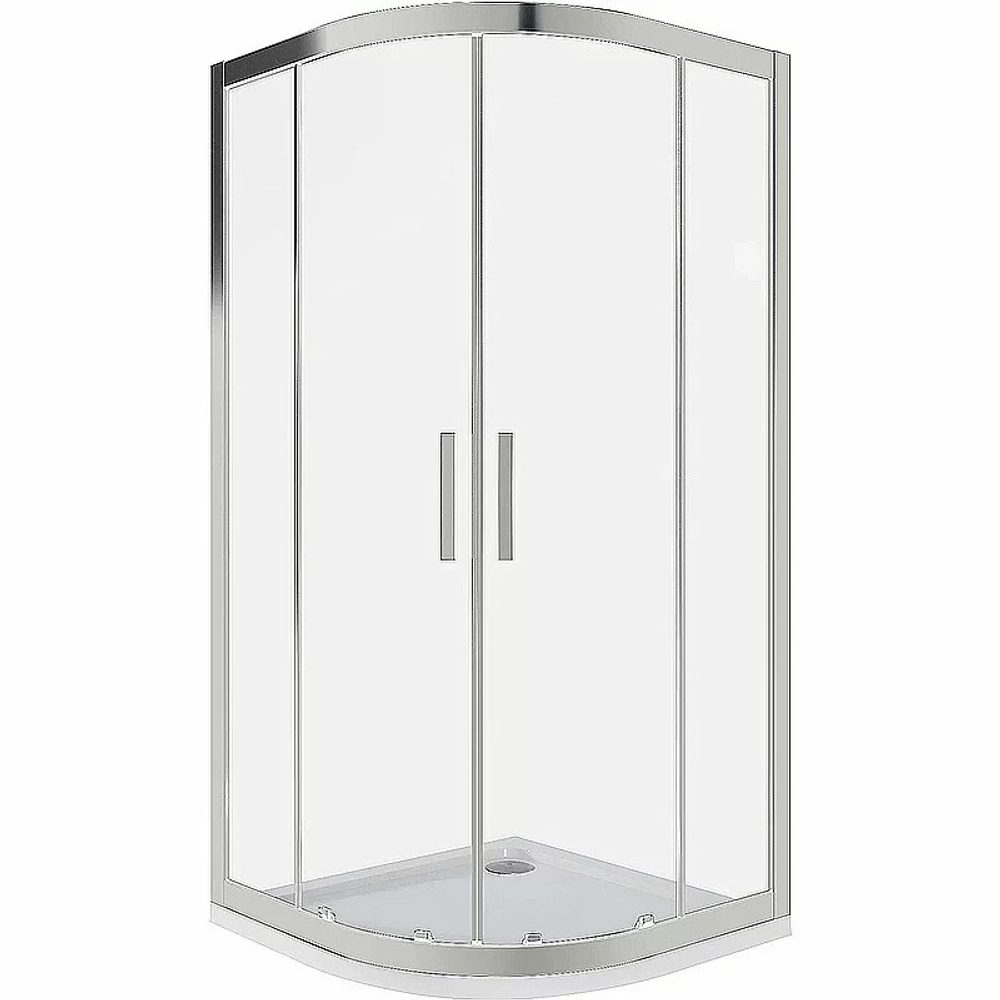 Душевой уголок Good Door Cofe R-100-C-CH стекло прозрачное/профиль хром
