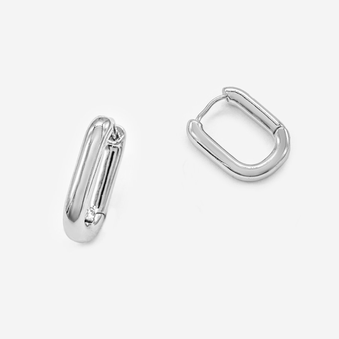 Швензы-овалы (Конго, Бублик) 18*13,5мм, родирование