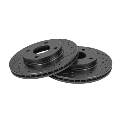 Диск тормозной GANZ передний перфорированный PRO-Line с покрытием (комплект - 2 шт) FORD Focus I 98-04 Арт.: GIJ10129S