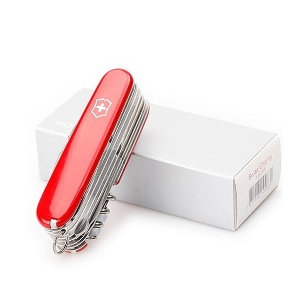 Нож Victorinox SwissChamp, 91 мм, 33 функции, красный