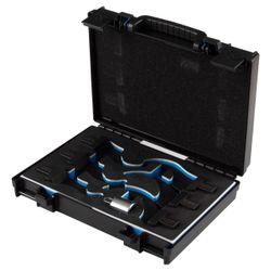 KING TONY (3452407MR) Набор насадок радиусных серии "FIT", 36-90 мм, 7 предметов, кейс