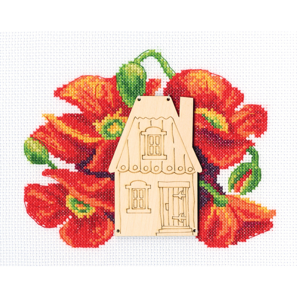 "Улица цветов"-MBE9004  вышивка