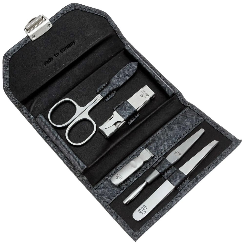 Маникюрный набор 5 предметов Premax E91810105IS Elegance black Aqua