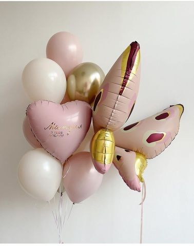 Воздушные шары с бабочкой