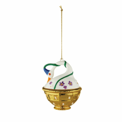Alessi - Подвеска Cigno di Primavera в виде лебедя на елку / артикул   MJ16 10  / GTIN 8003299428588
