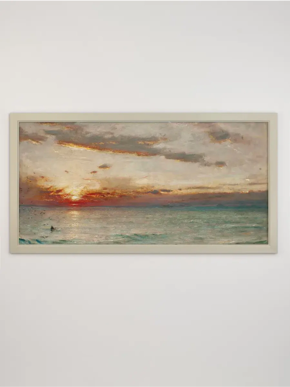 Картина на натуральном холсте настенная интерьерная 33*63 см