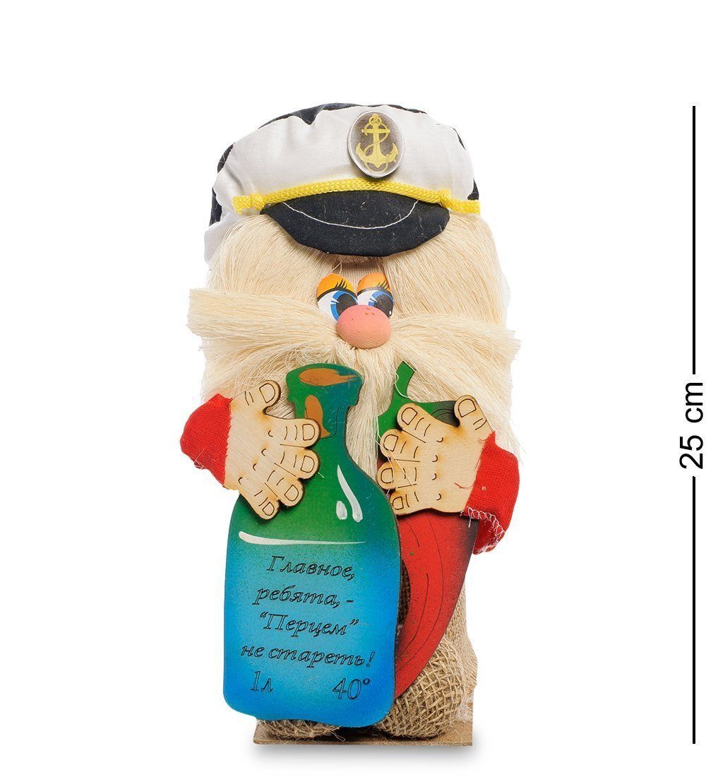 GAEM Art DO-088 Домовой Кузя в фуражке с перцем и бутылкой