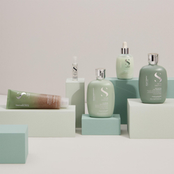 Alfaparf Milano Semi Di Lino Scalp Relief - успокаивающий шампунь для чувствительной кожи /   250  ml  / GTIN 8022297095943