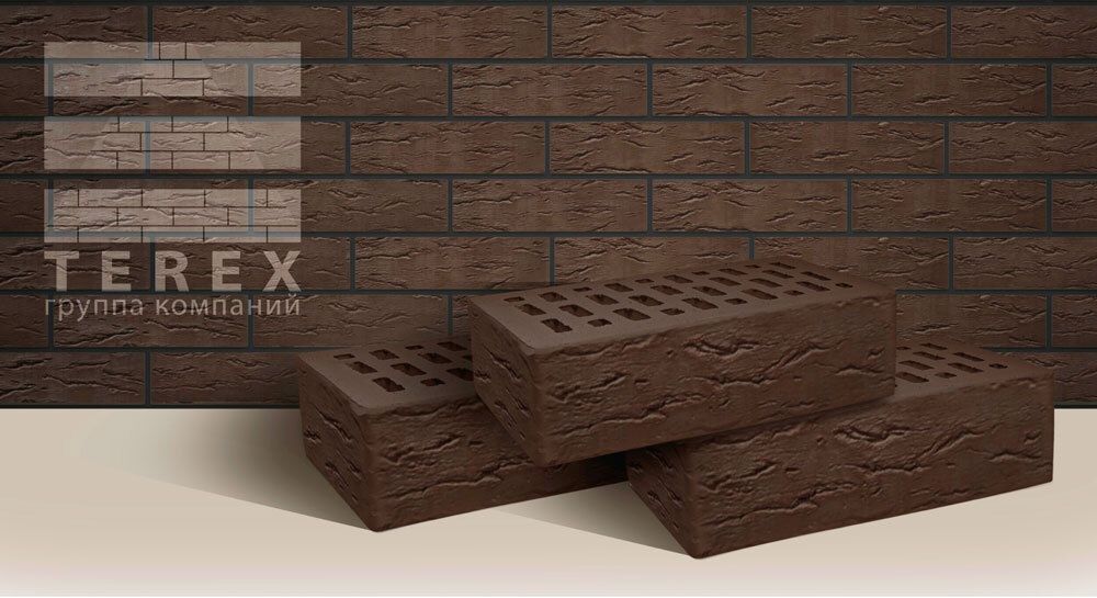 Кирпич TEREX Какао рустик 1НФ