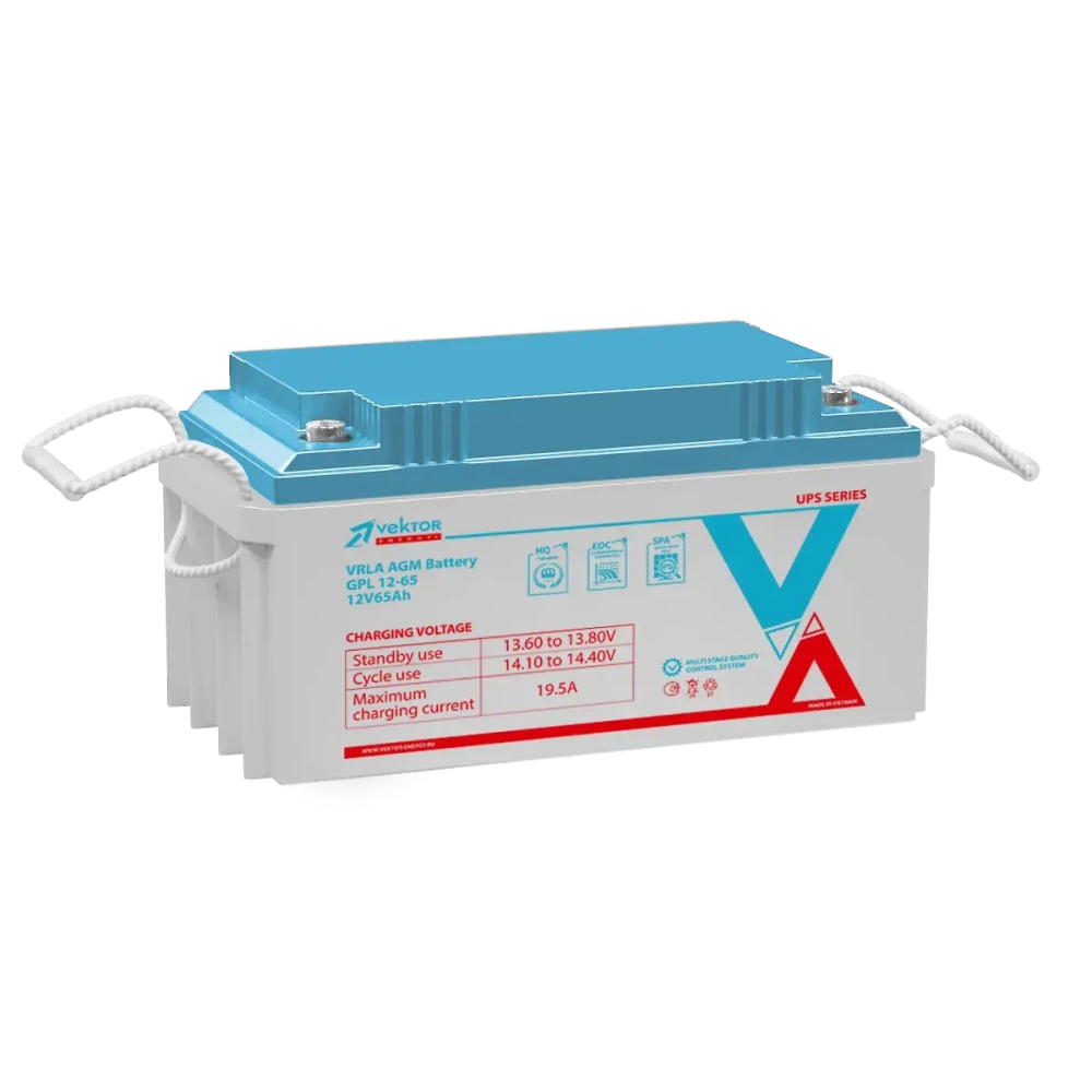 Аккумуляторная батарея Vektor Energy GPL 12-65S