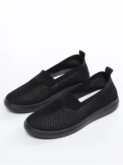 Мокасины летние текстильные
