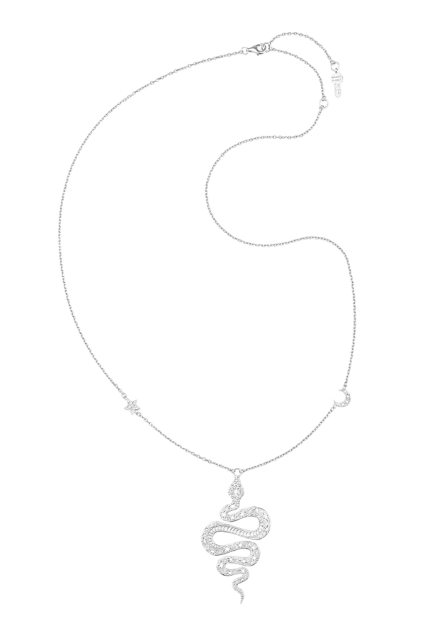 Подвеска "Кундалини" на цепи, серебро