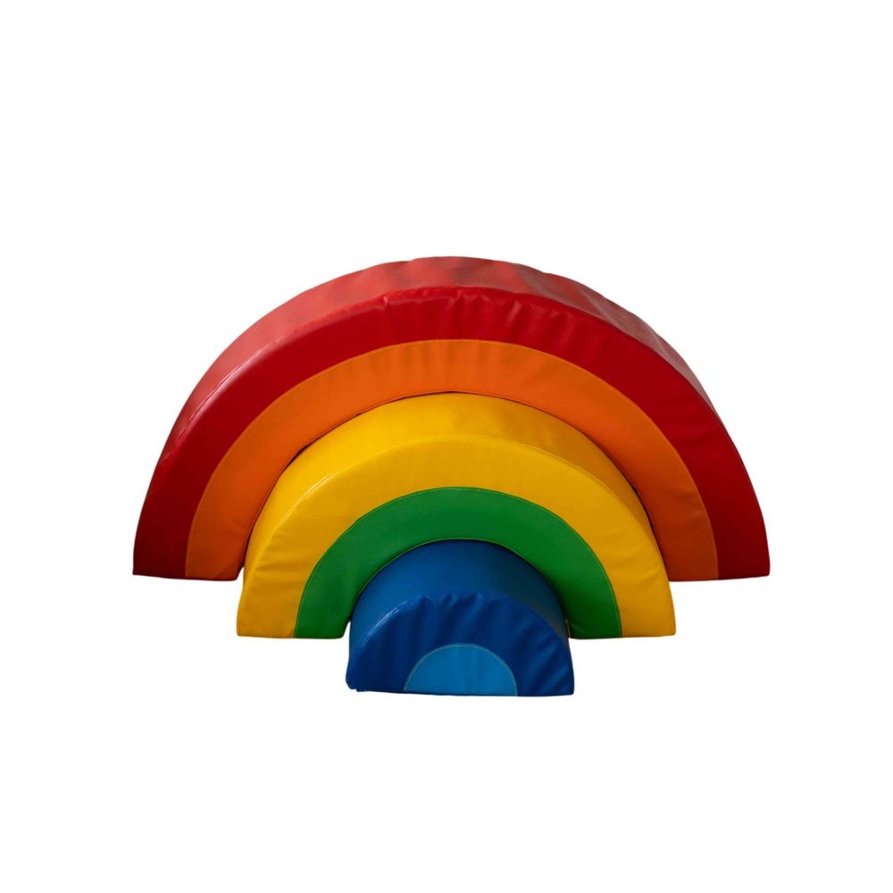 Мягкий игровой развивающий комплекс Romana Набор полуцилиндров "Радуга"