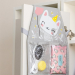 Набор для детского сада: кармашек, коврик, наклейки. Котик