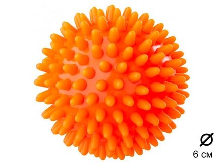 Мяч массажный A-J6  (оранжевый)