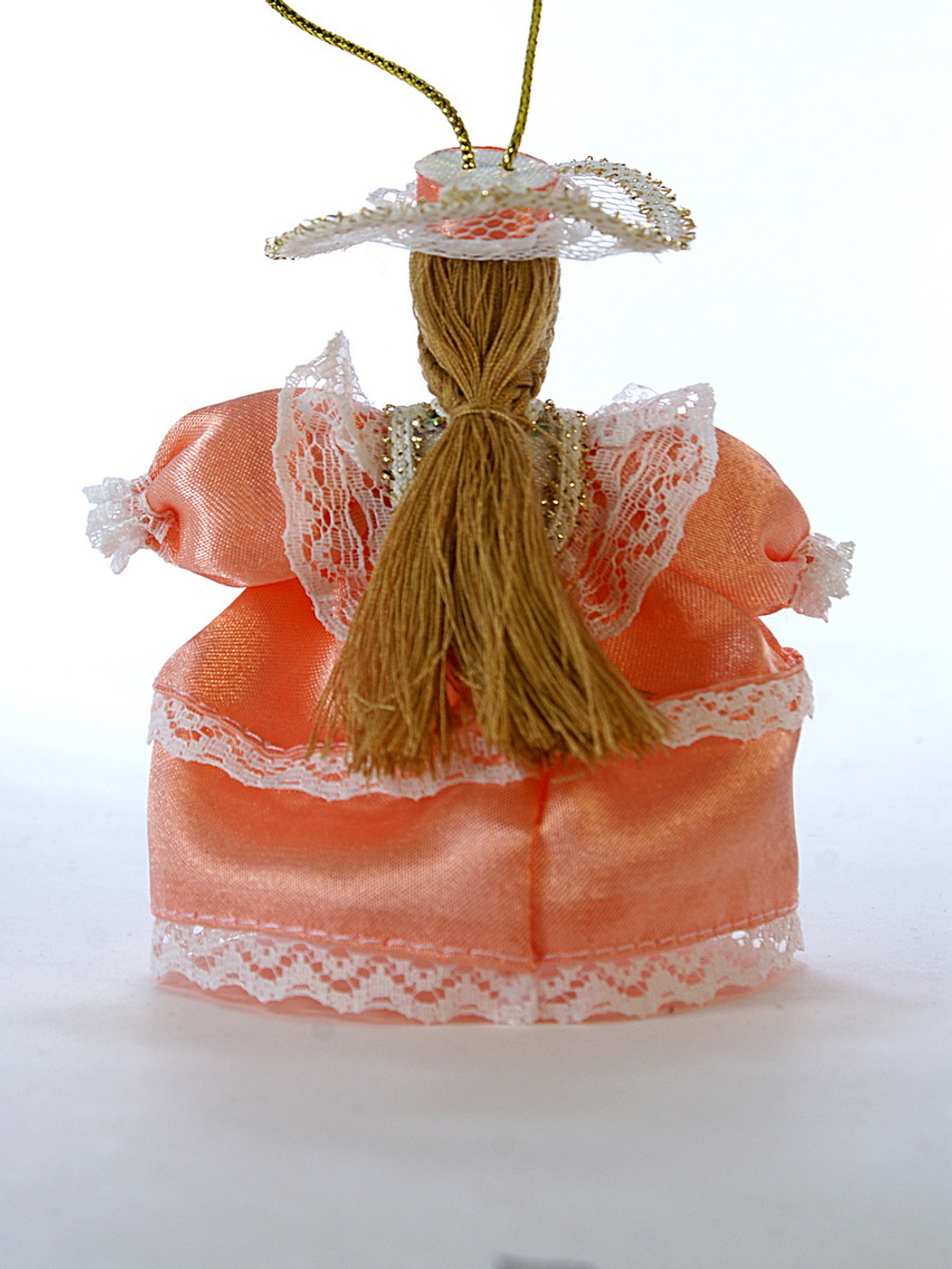 Кукла-подвеска Барышня в шляпке