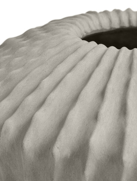 Кашпо TREEZ Effectory - Moho - Design-конус - Белый песок