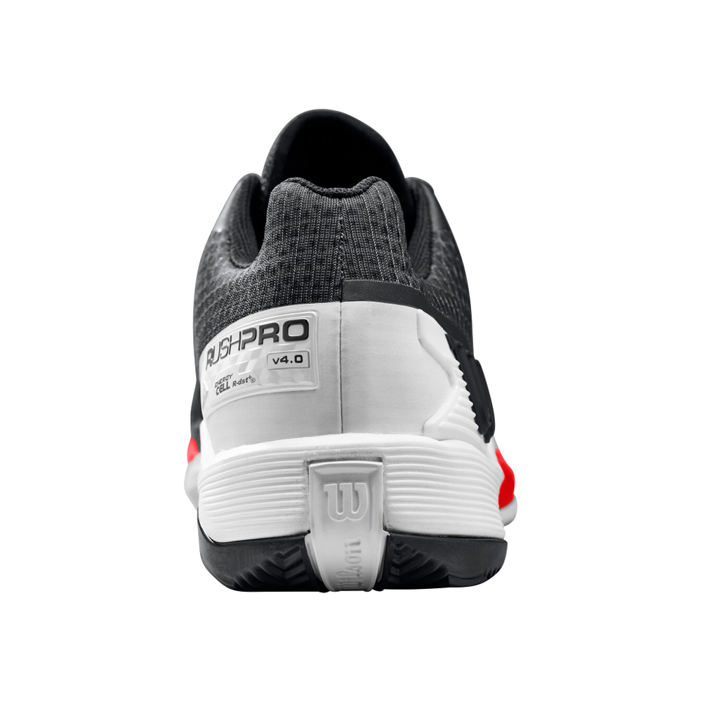 Мужские теннисные кроссовки Wilson Rush Pro 4.0 Clay Court Shoe Men - Black, Red