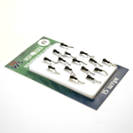 Мормышка вольфрамовая точеная "Уралка+Коронка+Цепочка" (15шт/уп)