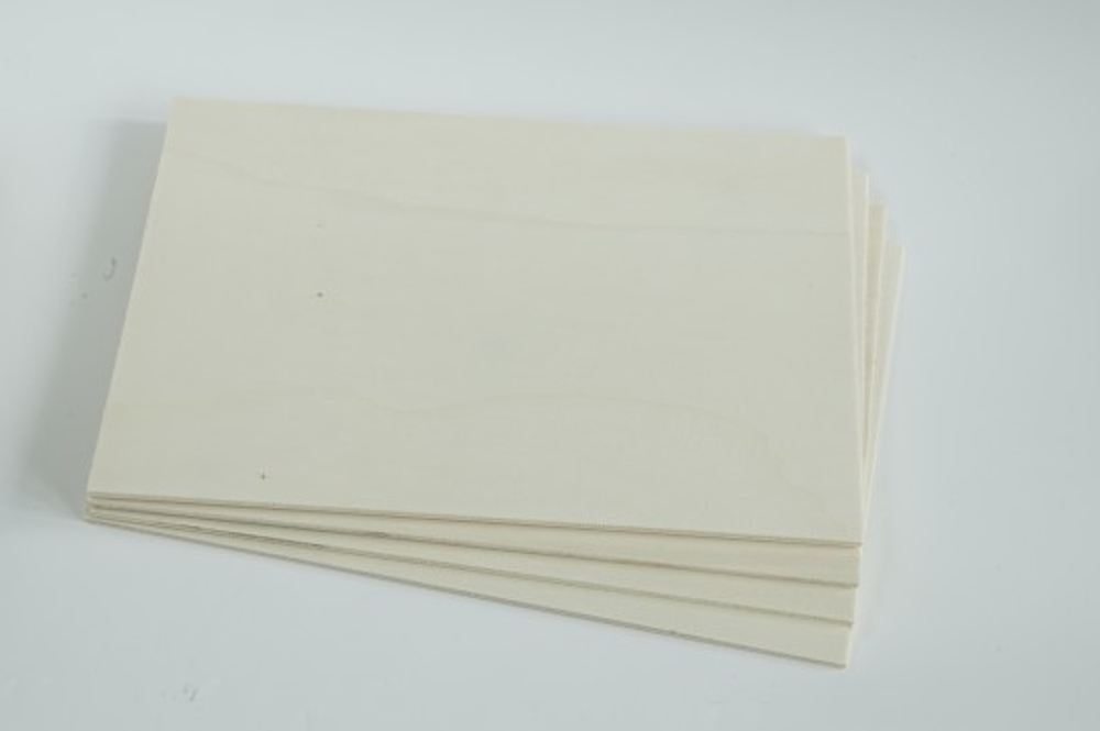 Фанерная заготовка для поделок 4 мм, 4 шт.