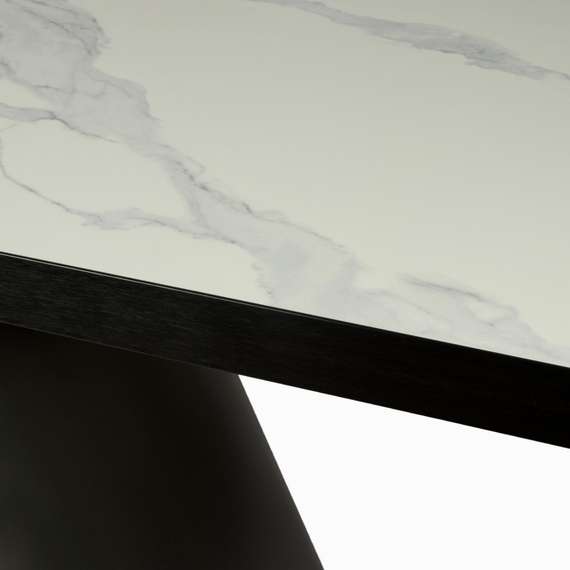 Обеденный стол Rory 260х100 см, белый фарфор