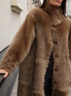 Двустороннее пальто-дубленка Toscana