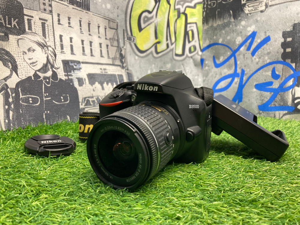 Nikon D3500 AF-P 18-55mm 3.5-5.6 VR 1.500 кадров