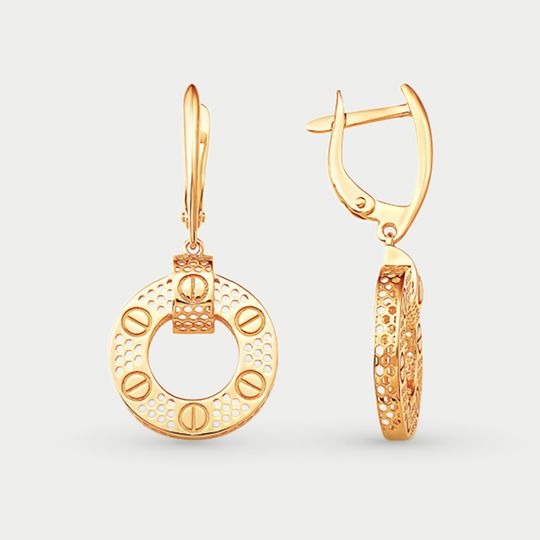 Серьги золотые