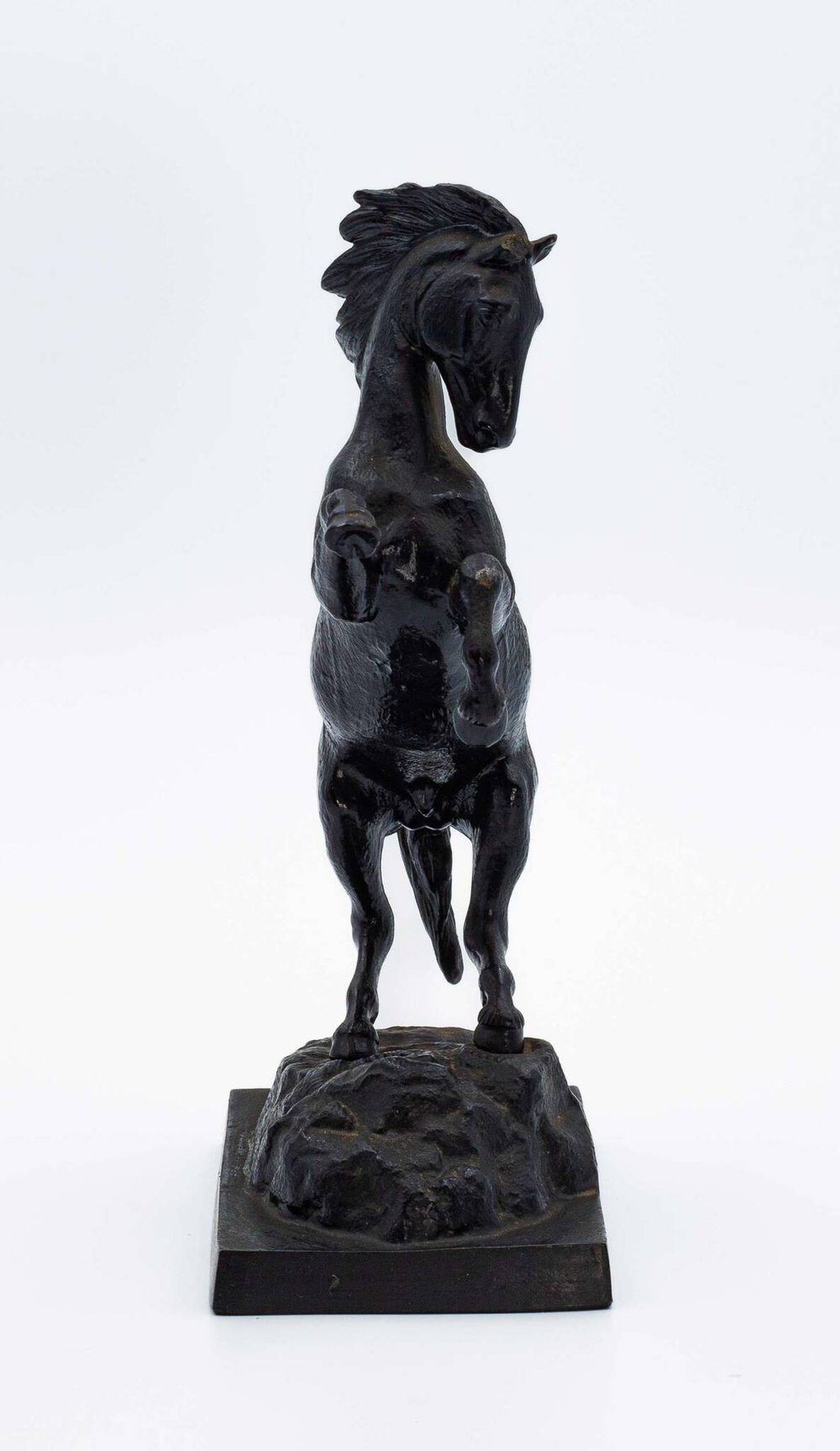 Конь, вставший на дыбы. Касли. 1987. Чугунное литьё. Высота - 22 см
