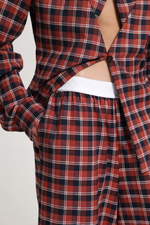 Брюки в клетку