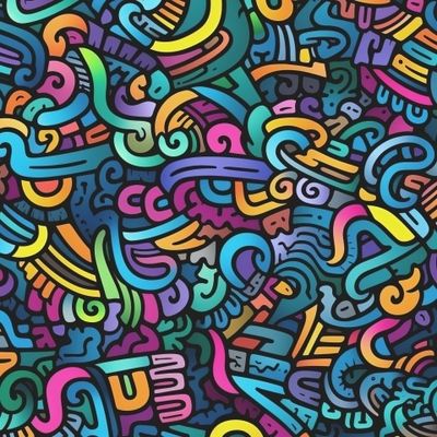 Абстрактный паттерн дудлы