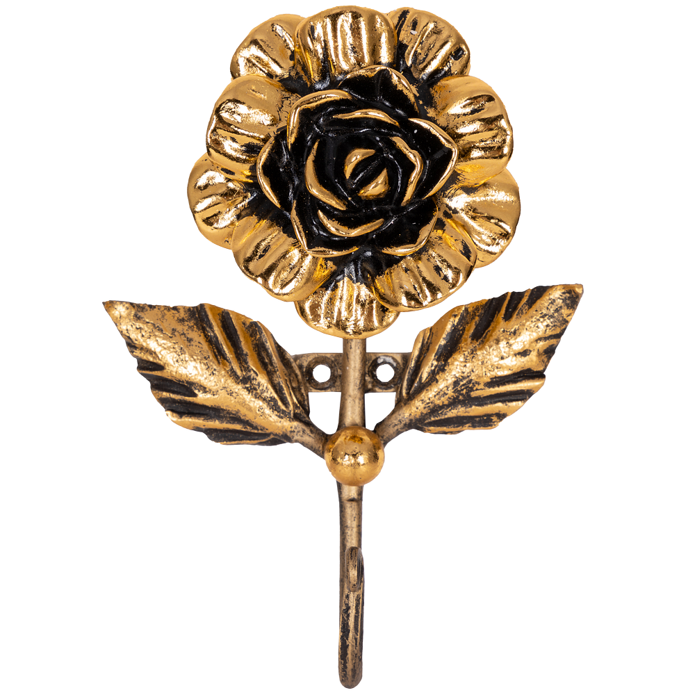 Настенный крючок Роза Прованса Баккара Бронза