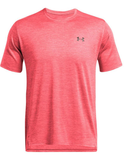 Теннисная футболка Under Armour UA Tech Vent Short Slelve - red solstice/black