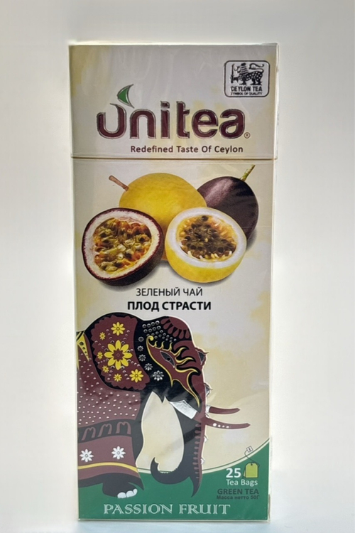 ЧАЙ UNITEA ЗЕЛЕНЫЙ ПЛОД СТРАСТИ 25ПАК/72