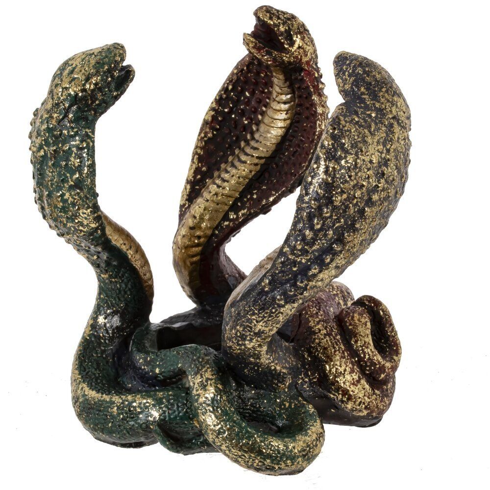 GAEM Подсвечник "Три змеи", D свечи 4 см, L11 W11 H11 см