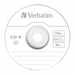 Оптический диск Verbatim CD-R 700MB 52X Extra Protection, Slim Case, 10 шт