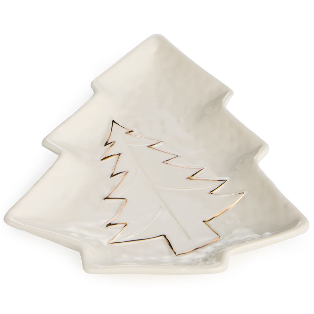 БЛЮДО СЕРВИРОВОЧНОЕ "НОВОГОДНЕЕ" 18,3*20,9*2,7 СМ