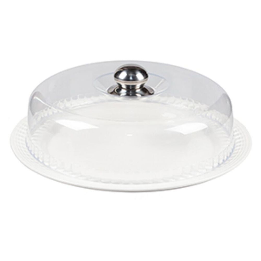 Блюдо круглое d 34,5 см с крышкой для хранения и выкладки P.L. Proff Cuisine