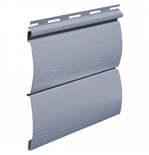 Сайдинг Виниловый Fineber BlockHouse Серо-Голубой