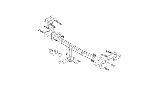 Фаркоп на KIA OPTIMA (2016-) (без электрики, паспорт/сертификат в комплекте) Автос.KI 33