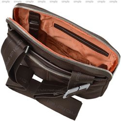 Сумка мужская Piquadro Link темно-коричневый кожа и ткань (CA1358LK/TM)