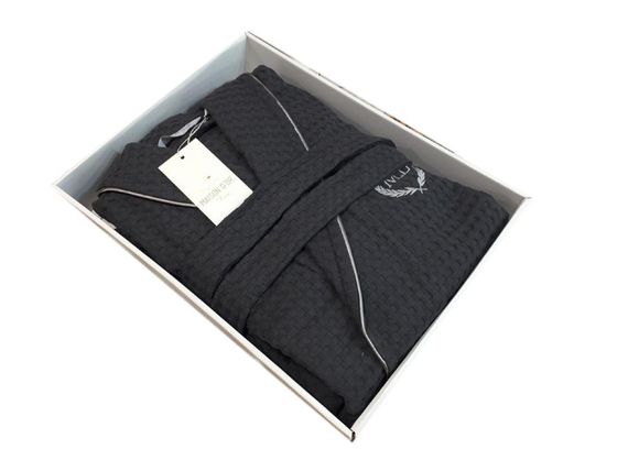 Вафельный мужской халат KARIUS   Maison Dor