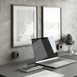 Розетка с заземлением и со шторками и USB Werkel Gallant (графит рифленый) W5071704