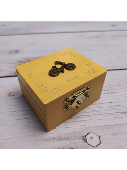 Музыкальная деревянная шкатулка Велосипед малый