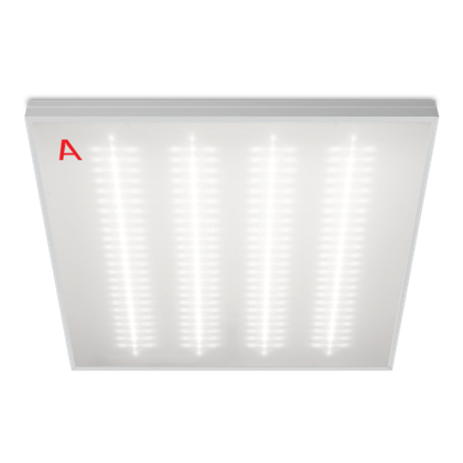 Светильник ОФИС ДВО01-042 с БАП EM1 36Вт 5000К IP40 Микропризма 4400лм 595х595х40мм WOLTA PRO