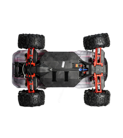 Радиоуправляемый монстр Remo Hobby Dinosaurs Master Brushless UPGRADE (красный) 4WD 2.4G 1/8 RTR