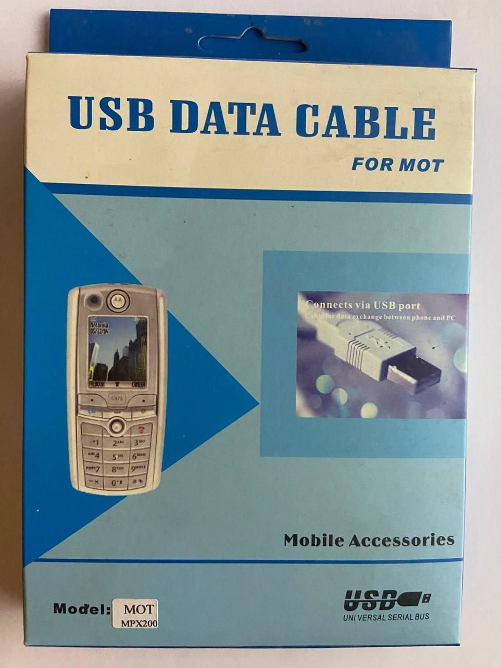 ДАТА КАБЕЛЬ USB data cable MOT MPX200 + CD